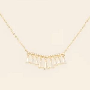 2 for $20, NordstromTapered Baguette CZ Necklace,original price 43